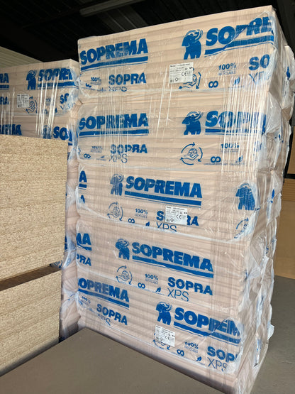 Panneau isolant XPS POLYSTYRÈNE EXTRUDÉ - 1250mm x 600mm